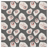 Zombie Augen blutig Halloween  Stoff (Muster)