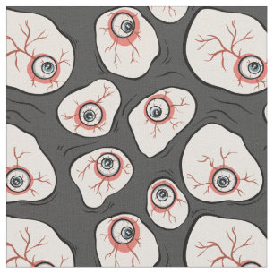 Zombie-Augen blutiges Halloween  Stoff