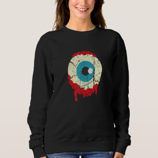 Zombie-Augen-Halloween Gruseliger Zombie Sweatshirt