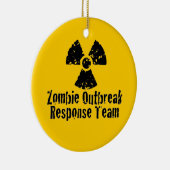 Zombie-Ausbruch-Antwort Keramik Ornament (Rechts)