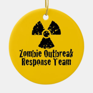 Zombie-Ausbruch-Antwort Keramik Ornament