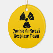 Zombie-Ausbruch-Antwort Keramik Ornament (Links)