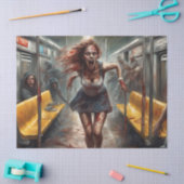 Zombie-Ausbruch auf der Entgleisungsseite Seidenpapier (Basteln)