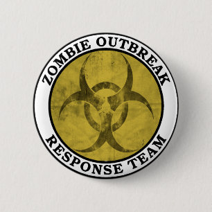 Zombie-Ausbruch-Warteteam (Biogefährdung) Button