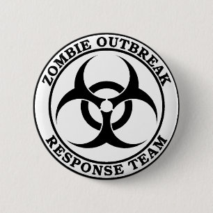 Zombie-Ausbruch-Warteteam (Biogefährdung) Button