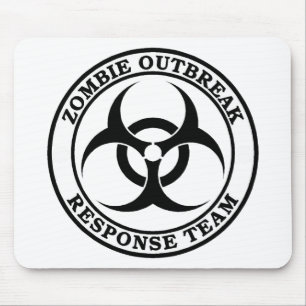 Zombie-Ausbruch-Warteteam (Biogefährdung) Mousepad