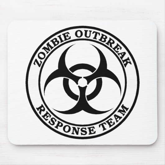Zombie-Ausbruch-Warteteam (Biogefährdung) Mousepad (Vorne)