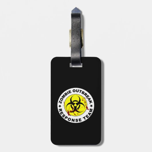 Zombie-Ausbruch-Warteteam Gepäckanhänger (Rückseite vertikal)