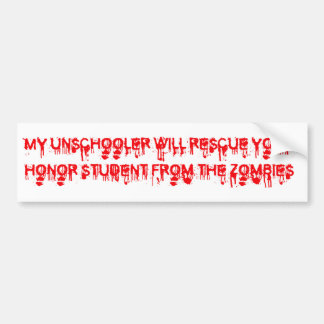 Zombie-Autoaufkleber Autoaufkleber