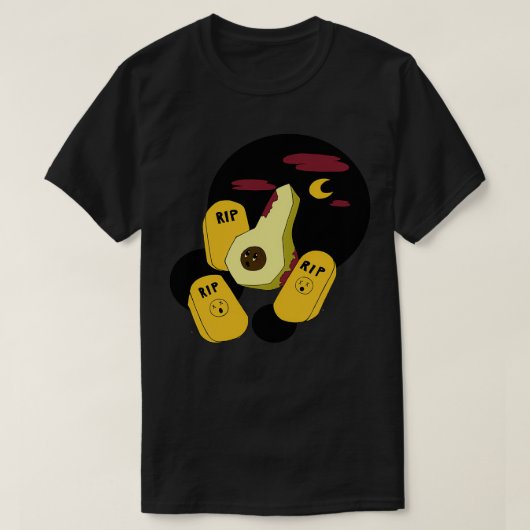 Zombie Avocado 3 T-Shirt (Design vorne)