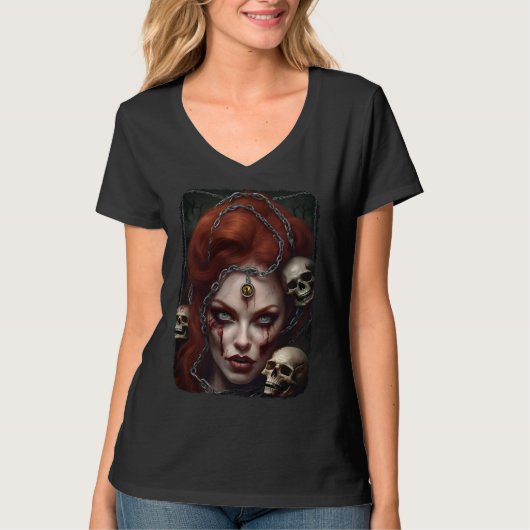 Zombie Babe 03 T-Shirt (Vorderseite)