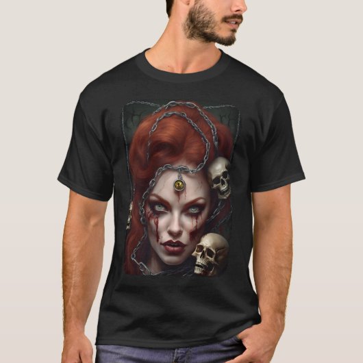 Zombie Babe 03 T-Shirt (Vorderseite)