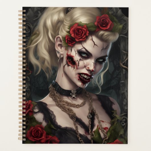 Zombie Babe 04 Planer (Vorderseite)
