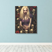 Zombie Babe 05 Leinwanddruck (Insitu (Holzboden))