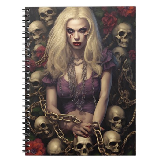 Zombie Babe 05 Notizblock (Vorderseite)