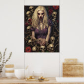 Zombie Babe 05 Poster (Küche)