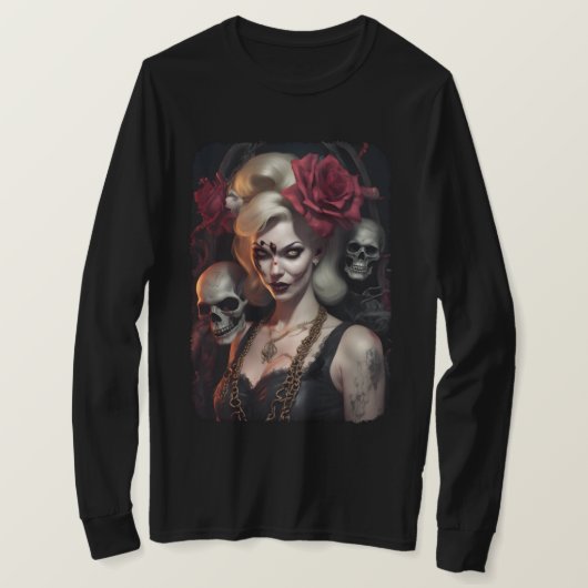 Zombie Babe 07 T-Shirt (Design vorne)