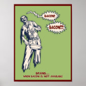 Zombie - Bacon Poster (Vorne)