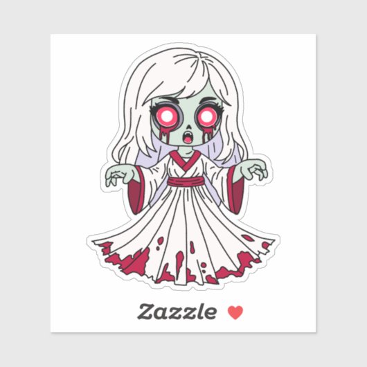Zombie Banshee Aufkleber (Blatt)