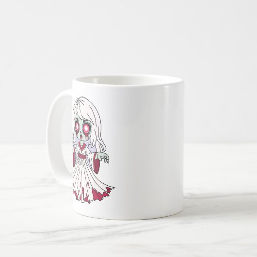 Zombie Banshee Kaffeetasse (Vorderseite Links)