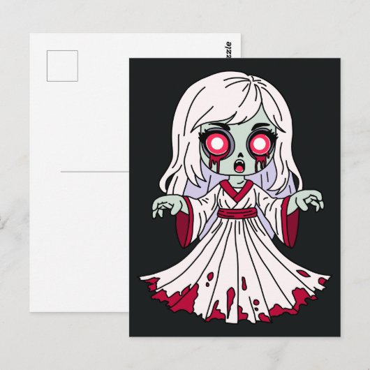 Zombie Banshee Postkarte (Vorne/Hinten)