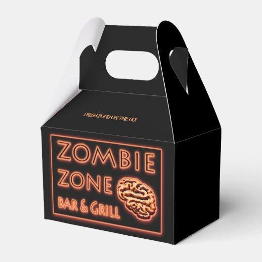 Zombie Bar N Grill FUTTER AUF DER GO! Halloween Sp Geschenkschachtel (Rückseite)