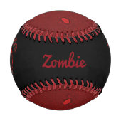 Zombie, Baseball - Rot und Schwarz 2 (Rückseite)