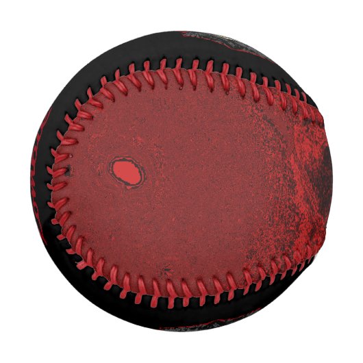 Zombie, Baseball - Rot und Schwarz 2 (Vorderseite Links)