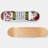 Zombie Basher Skateboard (Horizontal)