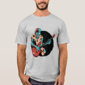 Zombie Bass Player Musician T-Shirt (Vorderseite)