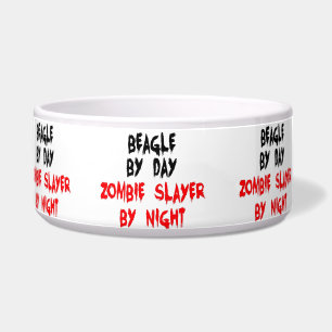 Zombie Beagle Dog Joke Napf