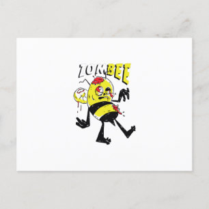 Zombie Bee Postkarte
