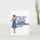 Zombie-Befall-Plan Karte (Vorderseite)