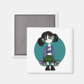 Zombie-Beifall Magnet (Vorderseite/Rückseite)