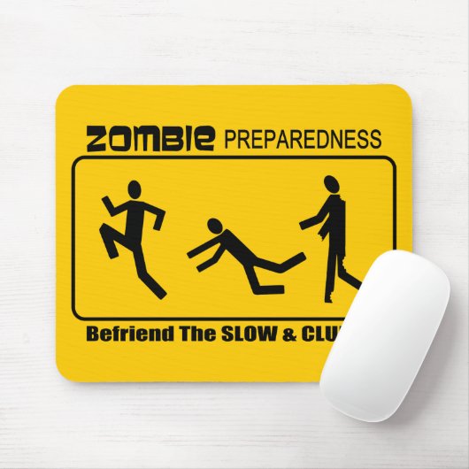 Zombie-Bereitschaft befreunden langsam ALLEN Mousepad (Mit Mouse)