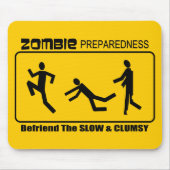 Zombie-Bereitschaft befreunden langsam ALLEN Mousepad (Vorne)