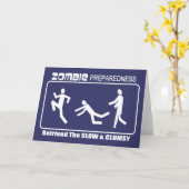 Zombie-Bereitschaft befreunden langsamen WEISSEN Karte (Gelbe Blume)