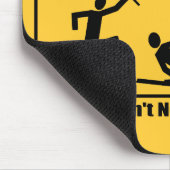 Zombie-Bereitschafts-Axt-Umladen-Entwurf Mousepad (Ecke)