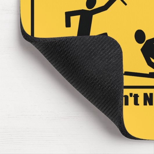 Zombie-Bereitschafts-Axt-Umladen-Entwurf Mousepad (Ecke)