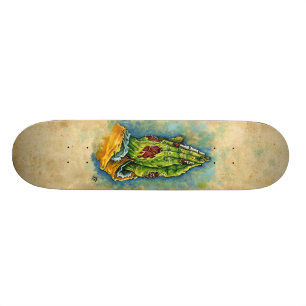ZOMBIE-BETENDE HÄNDE SKATEBOARD
