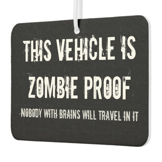 Zombie-Beweis Autolufterfrischer (Links)