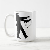 Zombie-Bibliothekar-Tasse Kaffeetasse (Links)