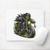 Zombie-Biker-Motorrad Mousepad (Mit Mouse)