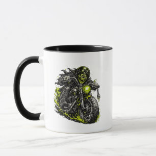 Zombie-Biker-Motorrad Tasse