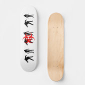 Zombie Bio-Hazard-Skateboard Skateboard (Vorderseite)