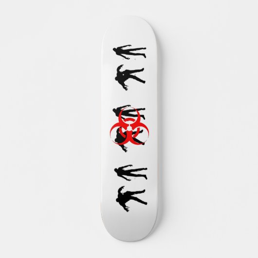 Zombie Bio-Hazard-Skateboard Skateboard (Vorne)