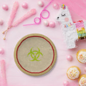 Zombie Biogefährdung Halloween-Party Paper Teller (Party)