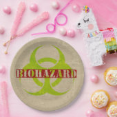 Zombie Biogefährdung Halloween-Party Paper Teller (Party)