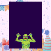 Zombie Birthday Einladung Kinder Party