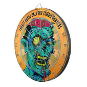 Zombie Birthday Halloween Kids Party Dartscheibe (Vorderseite rechts)